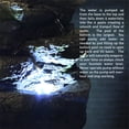 thumbnail image 5 of 4-Tier Stone Tabletop Water Fountain with LED Lights - Soothing Water Sound - Small Decorative Waterfall Feature for Hom, 5 of 6