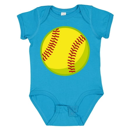 

Inktastic Personalized Softball Gift Baby Boy or Baby Girl Bodysuit
