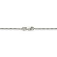 thumbnail image 3 of 925 Sterling Silver 1.25mm Round Franco Chain; 22 inch; Lobster Clasp; for Adults and Teens; for Women and Men, 3 of 4