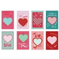 thumbnail image 2 of 8PC Valentine‘s Day Heart-shaped Greeting Card Small Gift Card Holiday Card, 2 of 6