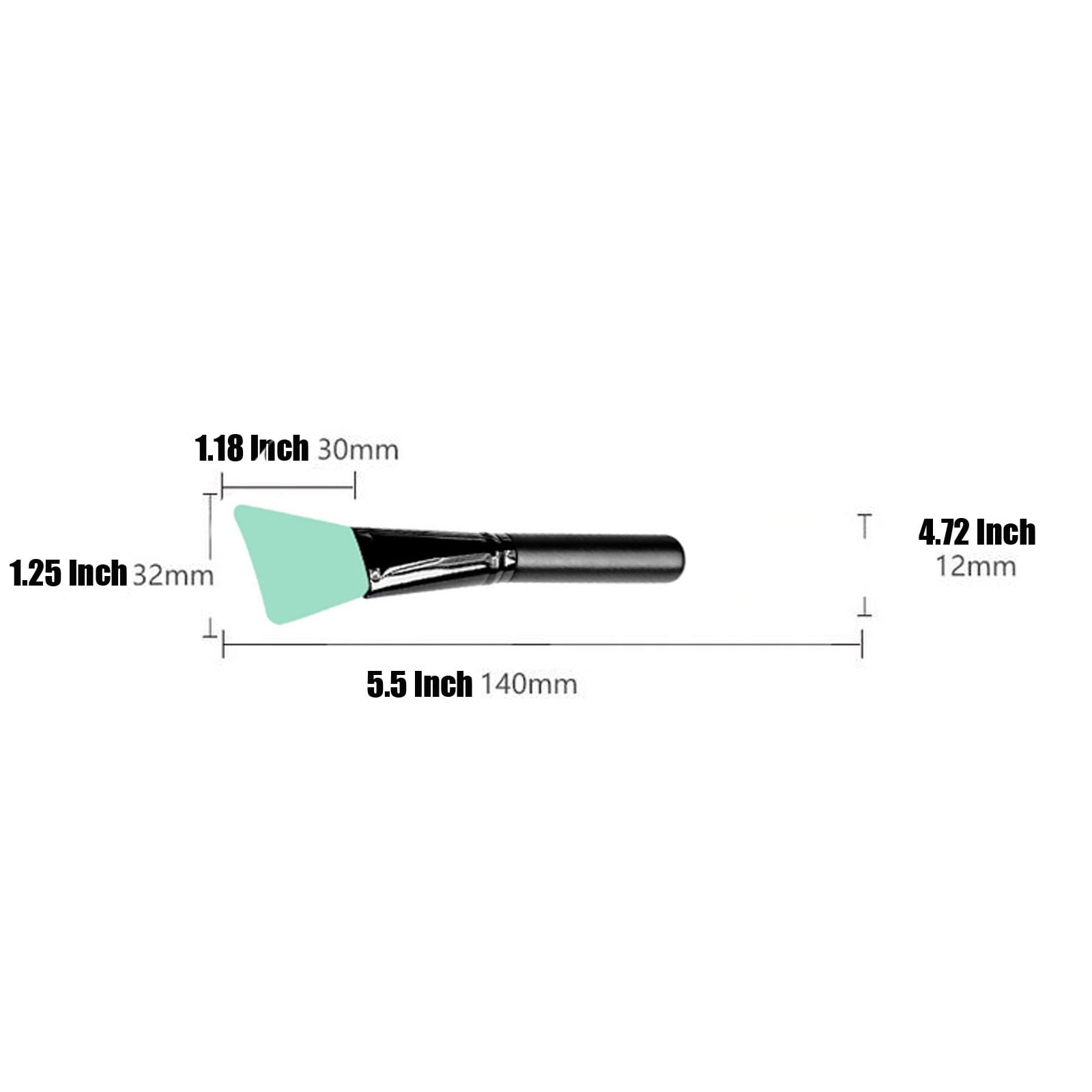 Soft Brush Soft Makeup Brushes Large Brush for Body Silicone Comb for Hair Full Coverage Face Brush Back Combing Brush Hair Brushes for Curly Hair Rotating Foundation Brush Makeup Brush Large