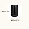 thumbnail image 3 of Matte Metal Pedal Trash Can 11 Gallon Kitchen Garbage Bin with Lid Foot Operated Step On Design for Home Office Living Room Bathroom, 3 of 8