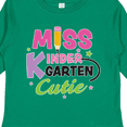 thumbnail image 4 of Inktastic Miss Kindergarten Cutie with Pencil and Stars Girls Long Sleeve Toddler T-Shirt, 4 of 5