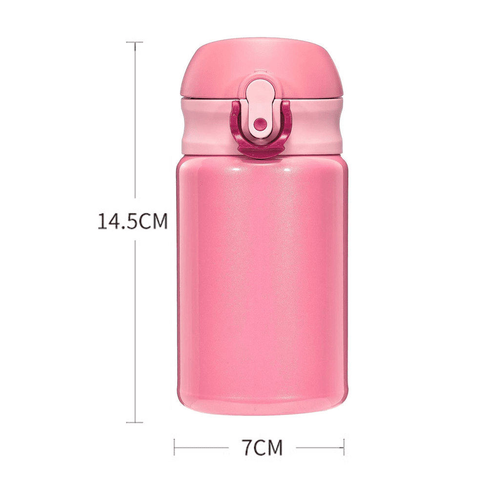 Water Bottle Bottles Flask With Shoulder Strap,small Cute 240ml Stainless  Steel Metal Insulated Thermal Cold Hot Drink Swater Bottle Sports Cold  Vacuu