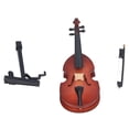 thumbnail image 4 of Violín En Miniatura Apariencia Exquisita Superficies Suavizantes Detalles Exquisitos Pequeño Violín Pequeño Portátil Para Regalo De Graduación ANGGREK Juguetes, 4 of 8