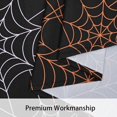 thumbnail image 6 of Halloween Ombre Kitchen Curtains 36 Inch Spider Web Tier Curtains White Orange Gradient Rod Pocket Thermal Insulated Small Window Curtain for Halloween Party Decor, 6 of 6