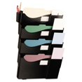 thumbnail image 1 of Universal 08137 Grande Central Filing System- 4 Pocket- Wall Mount- Plastic- Black, 1 of 3