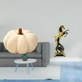 thumbnail image 2 of Dualoai Halloween Pumpkin Pillows Horse Figurine Modern Statue Collection Stuffed Pillow Decoration Plush Decorative Sofa Cushion Animal Sculpture for Bedroom Centerpiece Fireplace Living Room, 2 of 8