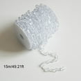 thumbnail image 3 of Event & Party,Pearl Chainbead Garland Roll 15M/20M/30M Sparkling String For Wedding & Christmas Tree Decor Diy Craft Projects, 3 of 4