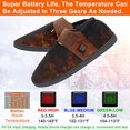 thumbnail image 1 of Zapatillas térmicas, zapatos térmicos unisex con batería de 5 V, 3 velocidades ajustables (M) esquí esquí Gafas de esquí, 1 of 5