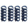 thumbnail image 1 of 5 Hole Binding Rings, Porous Plastic Clip Transparent Material Easy Use  For Office Supplies For School Use, 1 of 8