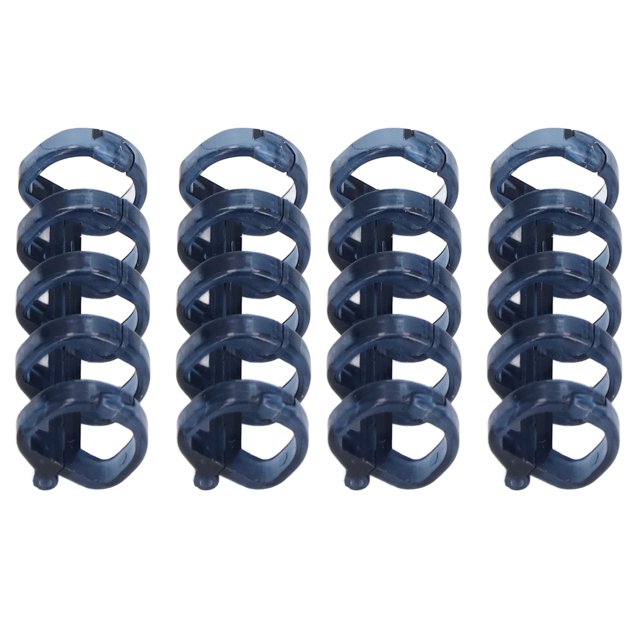 5 Hole Binding Rings, Porous Plastic Clip Transparent Material Easy Use For Office Supplies For School Use
