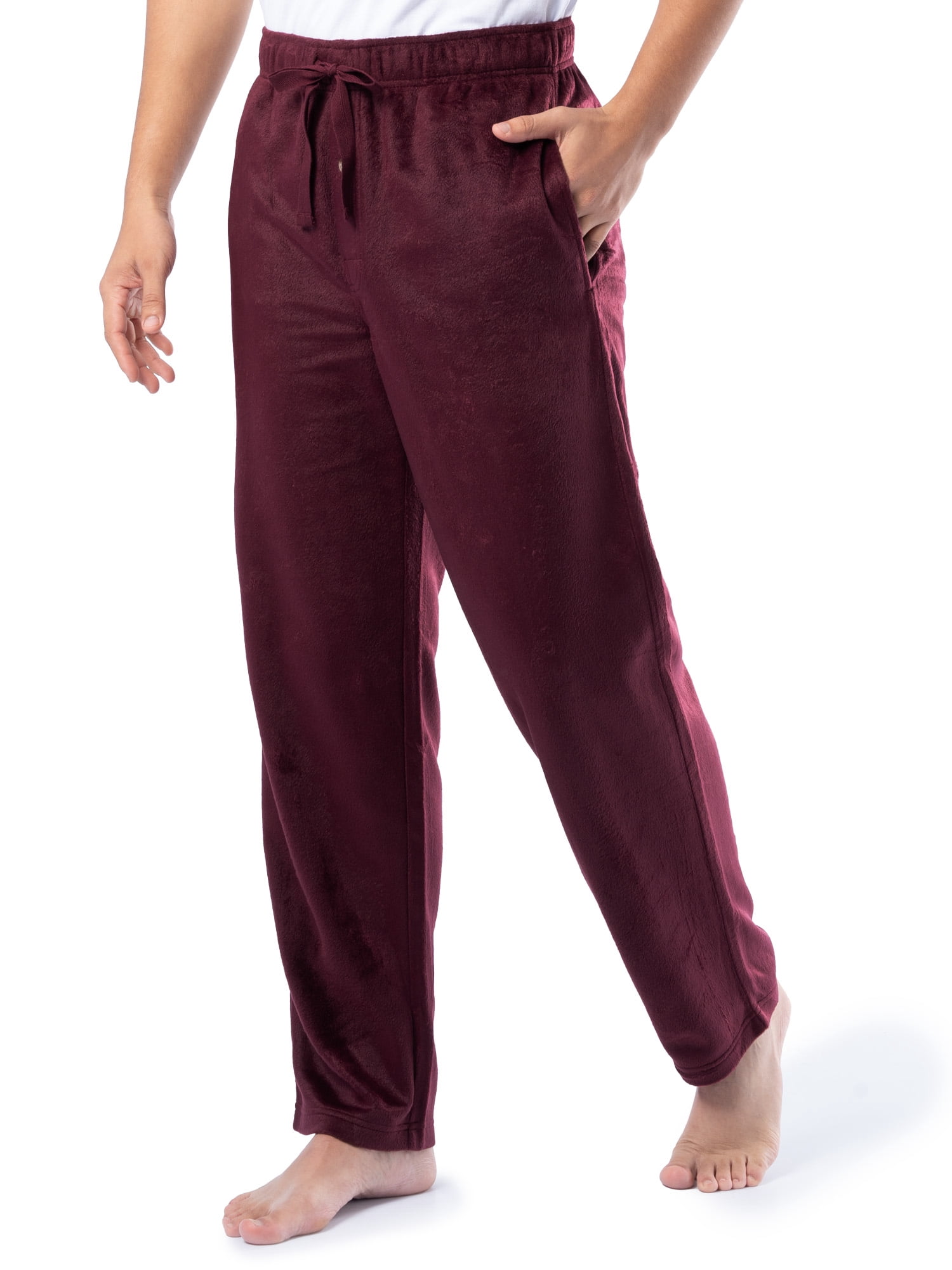 Fruit of the Loom Men's Microsueded Solid Fleece Sleep Pant, Sizes S-XL