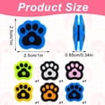 thumbnail image 2 of Queilt 6Pcs Tennis Racket Dampener Tennis Dampener for Racket Silicone Tennis Shock Absorber Cat Paw Tennis Racket Dampener Cute Pattern Tennis Accessories for Racket, 2 of 5