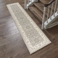 thumbnail image 3 of Gertmenian Majestic Croft Traditional Floral Gray Indoor Area Rug, 2x8, 3 of 5