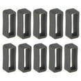 thumbnail image 2 of 10pcs Rubber Watch Strap Band Keeper Hoop Loop Holder 20mm Dark Gray, 2 of 6