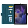 thumbnail image 3 of ELEHOLD for Samsung Galaxy Tab A9 Plus 11 Inch (2023) Leather Case,Embossed Butterfly Pattern Folio Flip Case Card Slots Kickstand Magnetic Clasp Shockproof Case for Samsung Tab A9+,Blue, 3 of 9