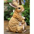 thumbnail image 2 of Estatua De Conejo De Resina Hecha A Mano, Figurita De Jardín Para El Hogar, Adornos, Modelo Animal, 2 of 7