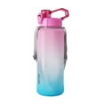 thumbnail image 1 of Botella de agua Yuarrent Gradiente Tapa que rebota Hervidor portátil Gran capacidad Rosa PETG-2000ML, 1 of 6