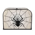 thumbnail image 2 of Xecao Spiders On The Web 1 Print 4 Slice Toaster Cover with Pockets, Small Appliance Cover, Dust and Fingerprint Protection, Machine Washable, 2 of 7