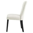 thumbnail image 6 of Side Dining Chair, Set of 2, White, Velvet, Modern Contemporary, Kitchen Room Cafe Bistro Restaurant Hospitality, 6 of 9