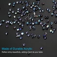 thumbnail image 3 of Uxcell 14000Pcs Acrylic Wedding Table Diamonds 3mm Crystals Gems for Decorations, Navy Blue AB, 3 of 6