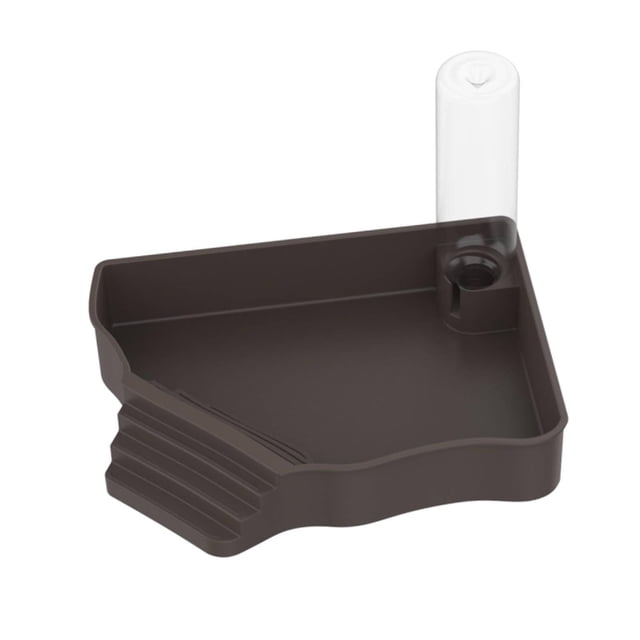 Cuenco de agua para tortugas, piscina para bañar reptiles, ideal para serpientes, dragones barbudos y tortugas. con botella de agua