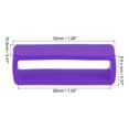 thumbnail image 2 of Uxcell Watch Band Strap Loops Silicone for 28mm Width Watch Band, Purple 4 Pack, 2 of 5