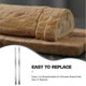 thumbnail image 5 of 2 cuchillas de repuesto de acero inoxidable para cortar pan, cuchillas dentadas para cortador de pan de madera, 5 of 8