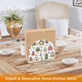 thumbnail image 6 of Yayeee Napkin Holder for Table Kitchen Paper Tissue Organization, Brown Christmas House, 6 of 8