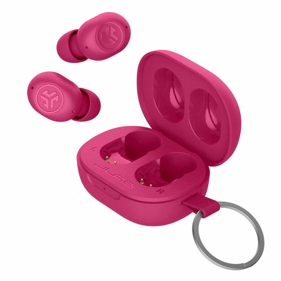 JLab JBuds Mini True Wireless Earbuds Pink Bluetooth Headphones and Headsets