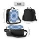 thumbnail image 2 of Disketp Blue Watercolor Bolsa Térmica Estampada para Almuerzo, Lonchera para Hombres y Mujeres Adultos, 2 of 7