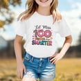thumbnail image 2 of Gunia 100Th Day Of School Shirt Kids Boys Girls Cute Graphic Print Round Neck Tee Back To School Comfortable Casual Soft Shirts Tshirts Tops 1-13 Years, 2 of 4