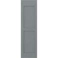 thumbnail image 5 of Ekena Millwork 12"W x 40"H Americraft Two Equal Flat Panel Exterior Real Wood Shutters (Per Pair), Ocean Swell, 5 of 10