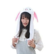 YEKEYI Chapeau de lapin à LED avec oreilles de lapin - Chapeau