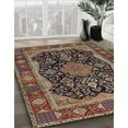 thumbnail image 3 of Ahgly Company Machine Washable Indoor Rectangle Traditional Bullet Shell Brown Area Rugs, 8' x 10', 3 of 7