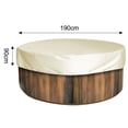 thumbnail image 2 of Housse de Baignoire Imperméable Extérieure Housse Universelle pour table et Chaises Extérieure Anti-Poussière et Protection Solaire, 2 of 5