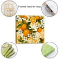 OWNSERIES Tangerine Pattern Canvas Wall Art Paintings for Living Room