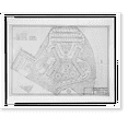 thumbnail image 2 of Historic Framed Print, [Apartment house (The Promenade") for Landow & Company, 4710 Bethesda Avenue, Bethesda, Maryland. Ecology plan]", 17-7/8" x 21-7/8", 2 of 9