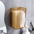 thumbnail image 6 of Vikakiooze 2023 Promotion on sale, Tissue Box Wall Mounted Tissue Holder Toilet Paper Storage Box Hanging Tissue Box Shelf Storage Dispenser Suitable For Bathroom Kitchen Toilet Bedroom, 6 of 8