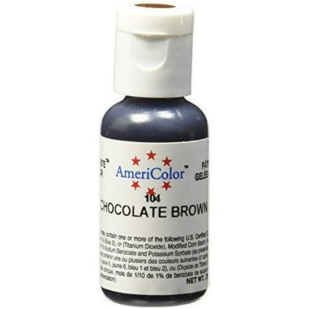 Americolor Soft Gel Paste Food Coloring, Chocolate Brown Net WT ... Americolor Soft Gel Paste Food Coloring, Chocolate Brown Net WT ...