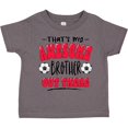 thumbnail image 3 of Inktastic That's My Awesome Brother Out There with Soccer Balls Boys or Girls Toddler T-Shirt, 3 of 5