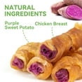 thumbnail image 3 of MON2SUN Chicken Wrapped Purple Sweet Potato Small Dog Treats, 10.6oz (30 Count), 3 of 8
