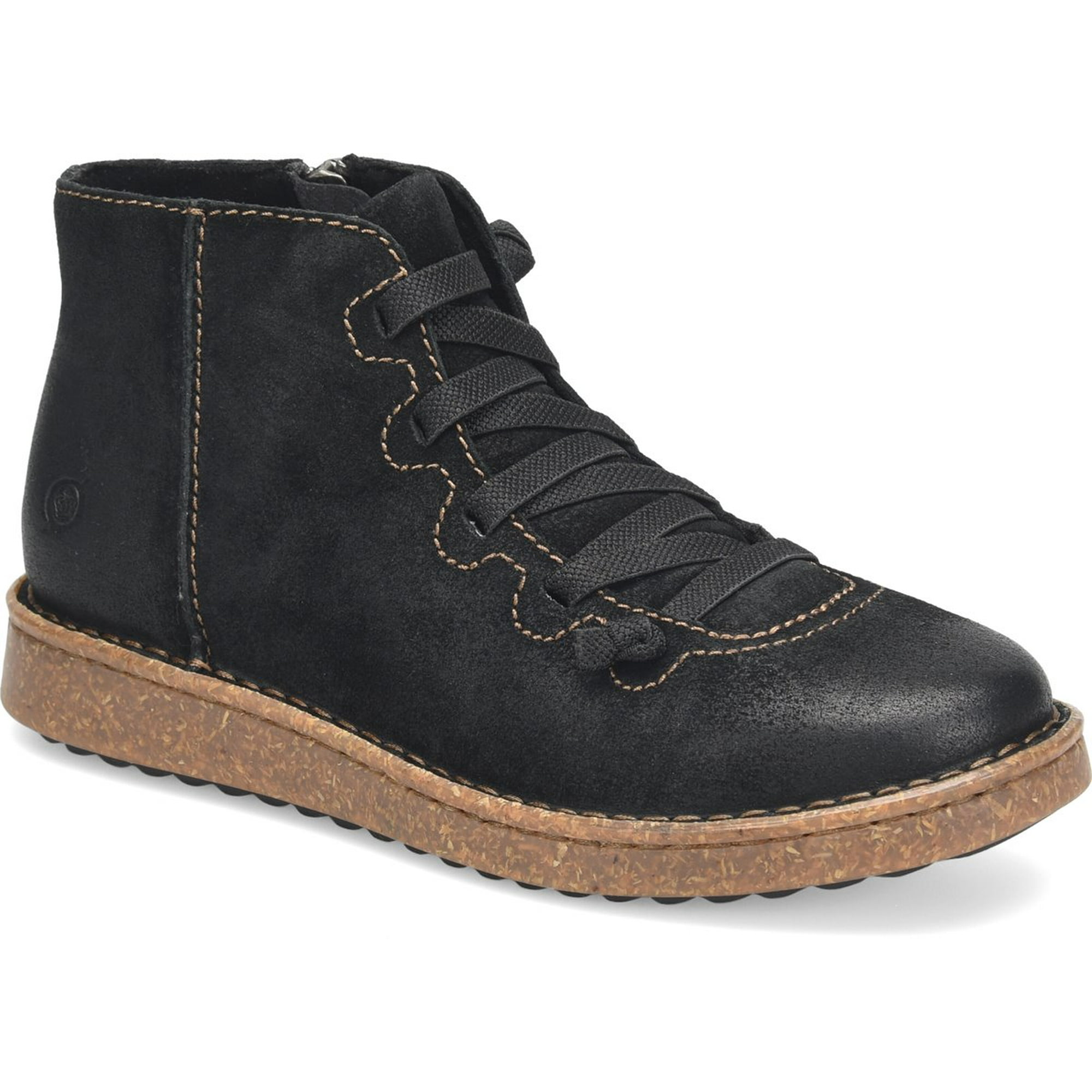 Distressed black ankle boots online