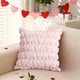 thumbnail image 5 of Apmemiss Clearance Valentines Pillow Covers Heart Love Decorative Cute Throw Pillows 18x18 Inch Soft Plush Faux Wool Farmhouse Couch Pillowcase for Girl Women Gift Spring Sofa Livingroom Bed, 5 of 6