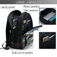 thumbnail image 4 of Daiia Abstract Sea Turtle Pattern USB Charging Backpack for Men and Women, Anti-Theft Backpack,Travel Backpack,School Backpack,College Backpack,Laptop Backpack, 4 of 7