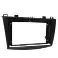 thumbnail image 2 of 9in Car Navigation Panel Frame Black Stereo Dash Fascia Replacement for Mazda 3 2010‑2013, 2 of 5