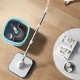 thumbnail image 4 of Fregona Exprimidora Giratoria 360 ​​grados Herramienta Limpieza Con Cubo 2 5 L (2 Fregonas), 4 of 9