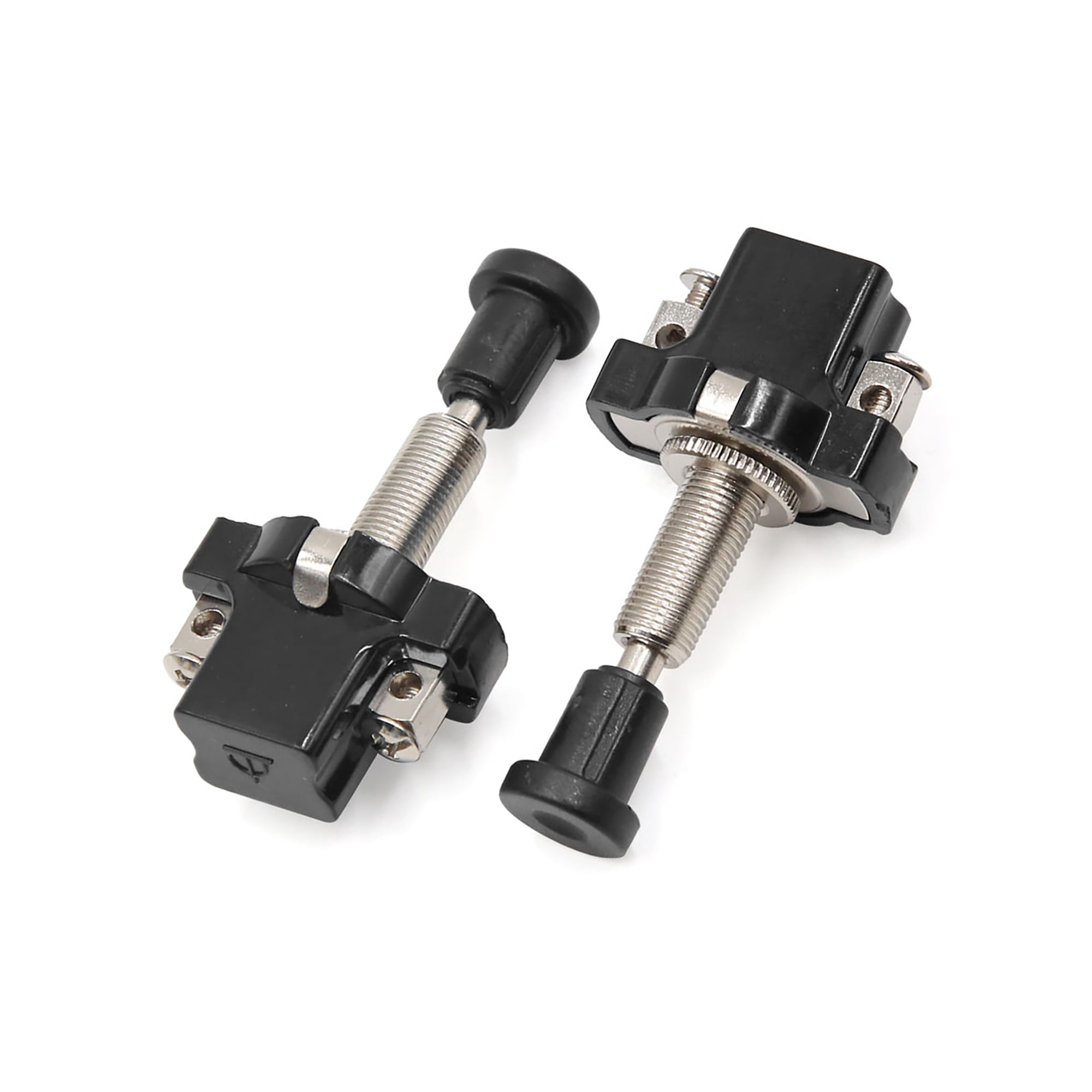 Unique Bargains 2pcs 8mm Thread Mount ON-OFF Push-Pull Switch DC 12V Replacement