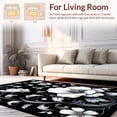 thumbnail image 2 of ODIKA 3'x5' Machine Washable Non-Slip Area Rug, Vintage Inspired Blossoming Garden With Decorative Borders High Traffic Rug, White, 215166, 2 of 7